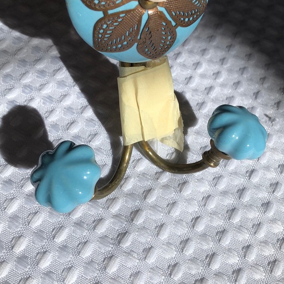 NWOB Jaipur Market Ceramic Double Wall Hook - Picture 3 of 4